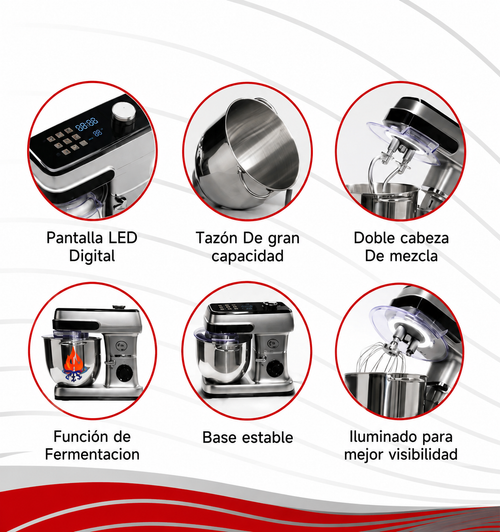 AMASADORA DIGITAL SHIRO 10L